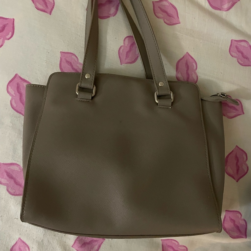 Elegant Taupe Women's Handbag